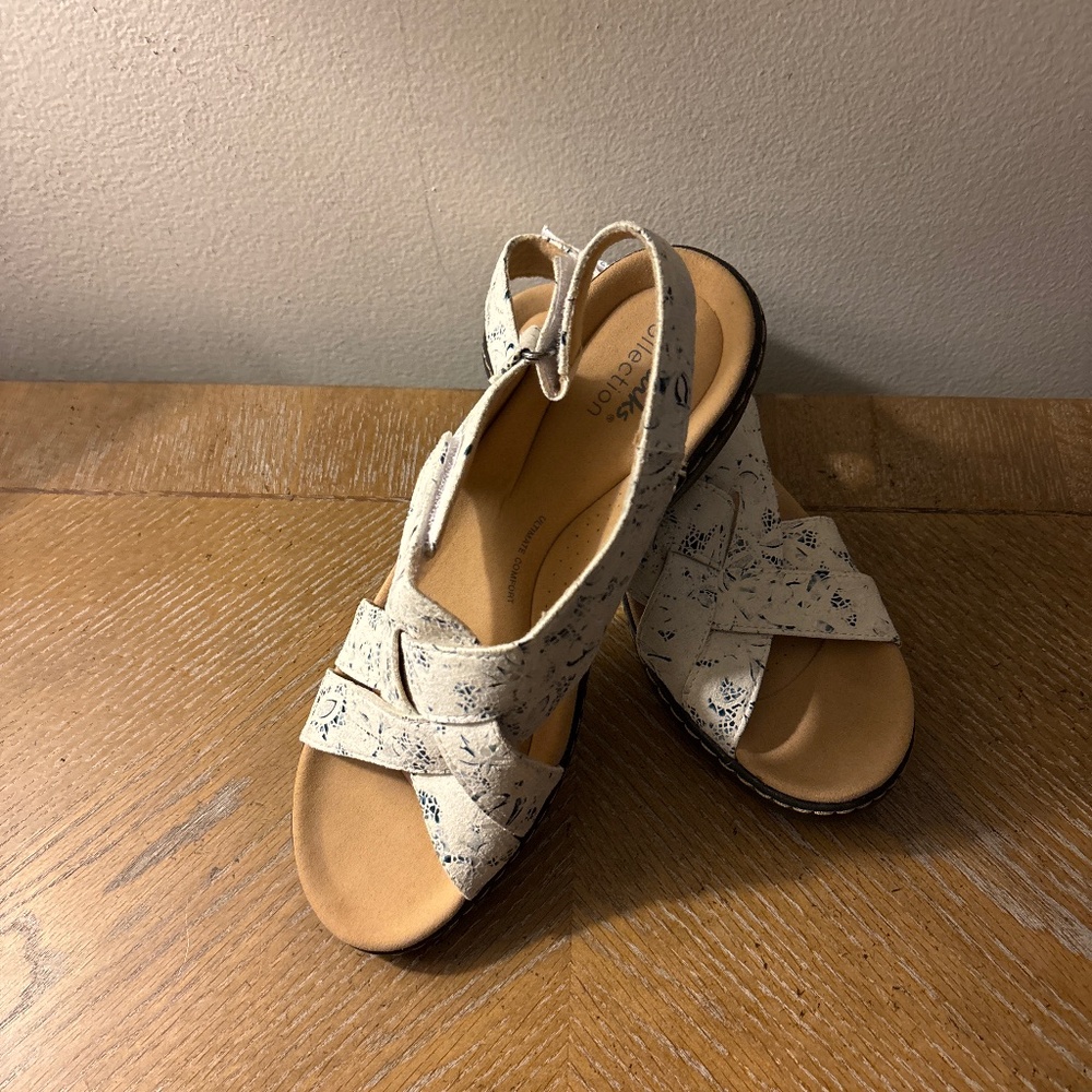 CLARKS White Sandals for Women